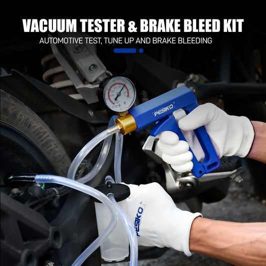 2-in-1 manual vacuum pump brake fluid changer kit