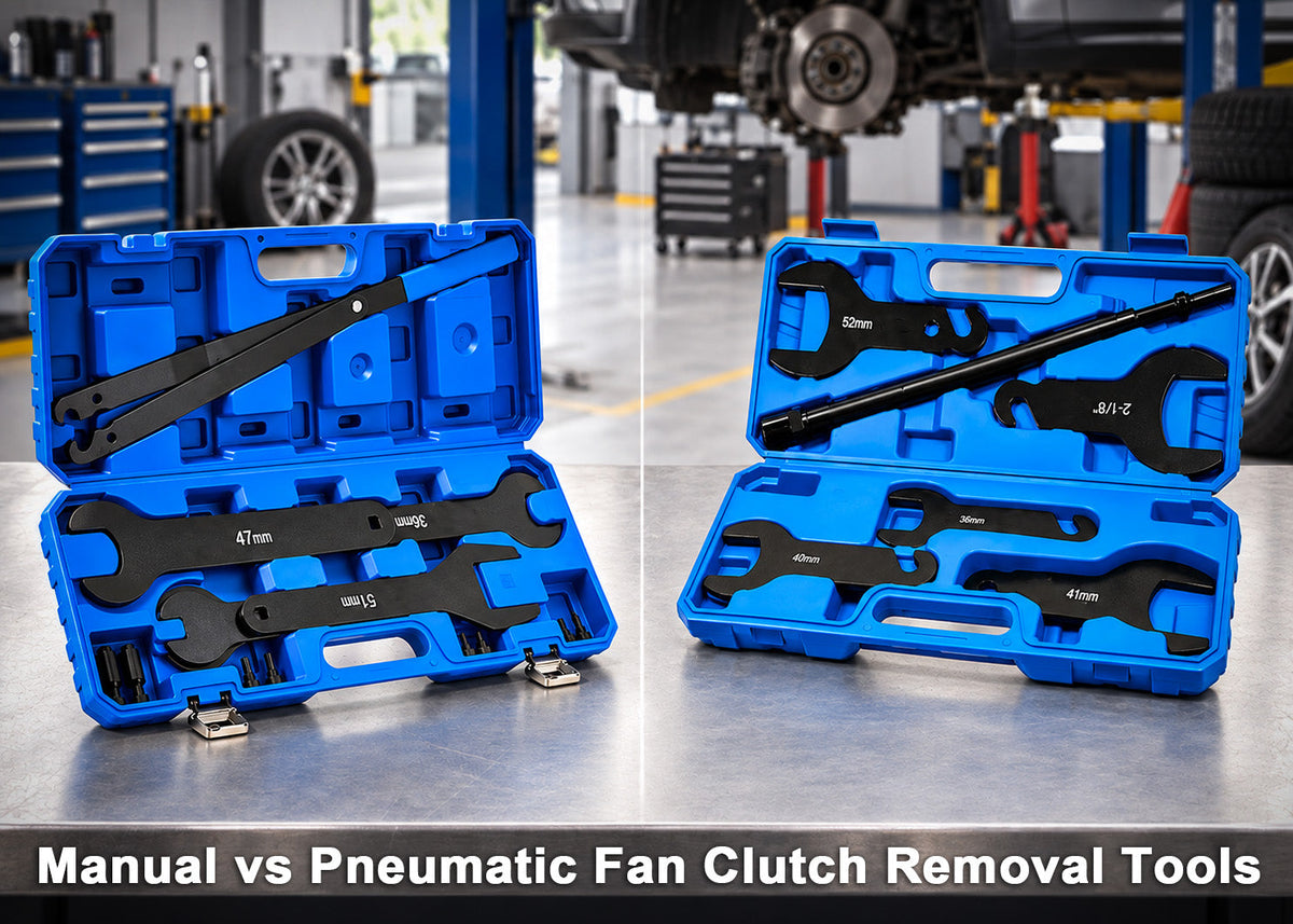 Manual vs Pneumatic Fan Clutch Removal Tools