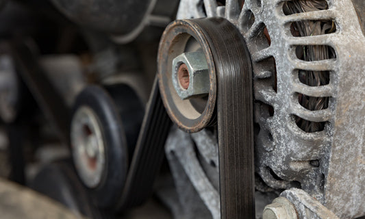 Serpentine belt inspection for squealing noise and pulley alignment issues