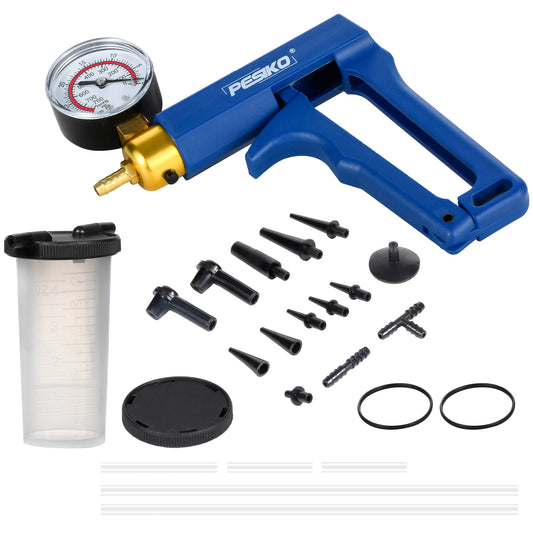 2-in-1 manual vacuum pump brake fluid changer kit