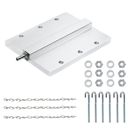 SMOTIVEPRO Aluminum Rectangular Adapter Compatible with AMC, Buick, Cadillac, Chevrolet, GMC, Chrysler, Dodge, and Jeep.