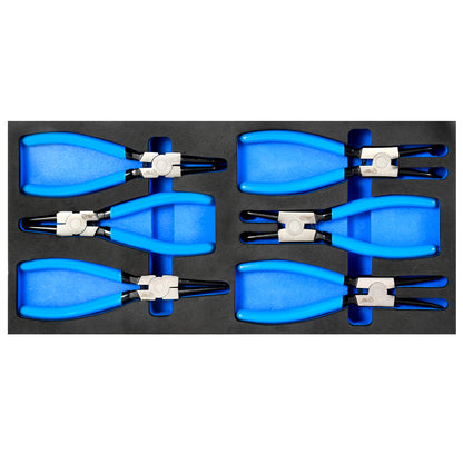 Precision 6PCS 7" Snap Ring Pliers Set
