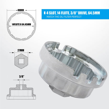 64mm Toyota Oil Filter Wrench