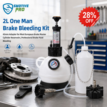 SMOTIVEPRO 2L Manual Brake Bleeder Kit with 45mm Adapter