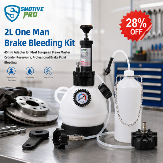 SMOTIVEPRO 2L Manual Brake Bleeder Kit with 45mm Adapter