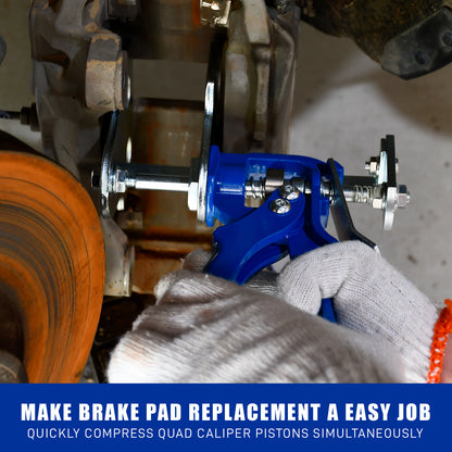 Heavy-Duty Quad Brake Caliper Press Tool