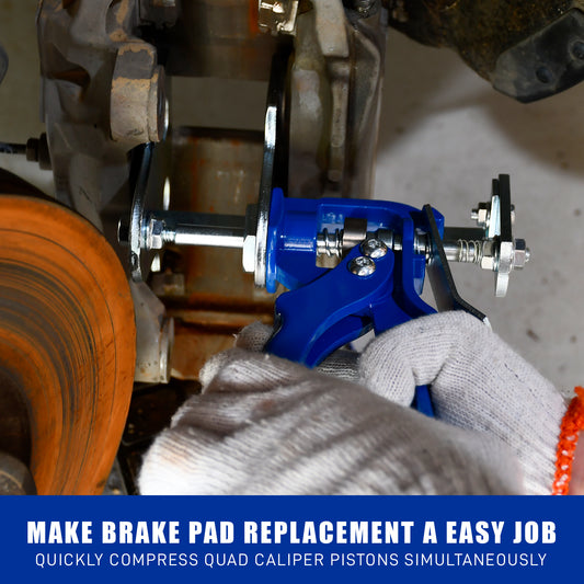Heavy-Duty Quad Brake Caliper Press Tool