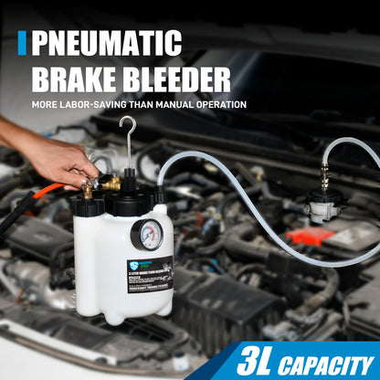 3L Pneumatic Pressure Vacuum Brake Bleeder Kit