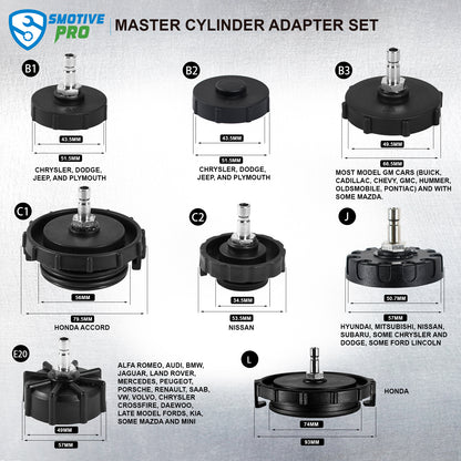 12 pcs Brake Master Cylinder Bleeder Kit