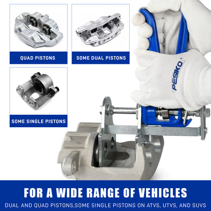 Heavy-Duty Quad Brake Caliper Press Tool