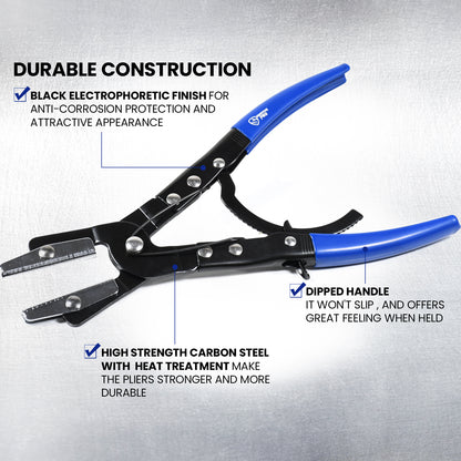 3pcs Ratcheting Hose Pinch Off Pliers Set