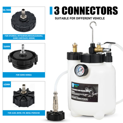 3L Pneumatic Pressure Vacuum Brake Bleeder Kit