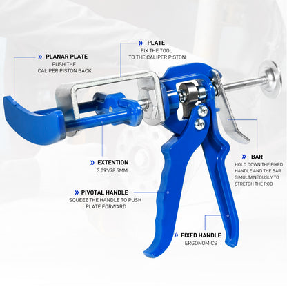 Dual Disc Brake Caliper Compressor Brake Caliper Piston Tool