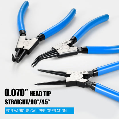Precision 6PCS 7" Snap Ring Pliers Set