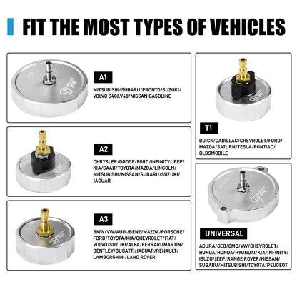 5PCS Master Cylinder Adapter Set for Brake Bleeding
