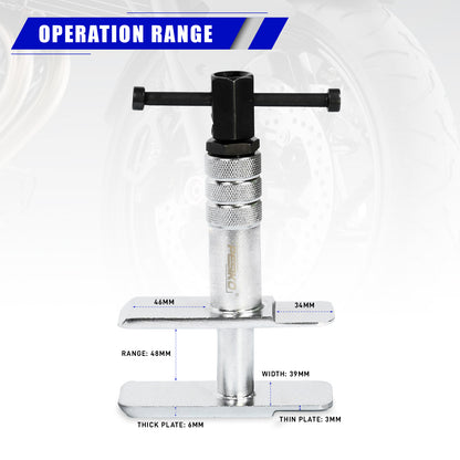 Heavy Duty Motorcycle Brake Caliper Spreader Tool