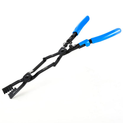 17" Long Reach Hose Clamp Pliers with Locking Mechanism