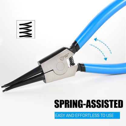9 Inch Heavy Duty External Snap Ring Pliers