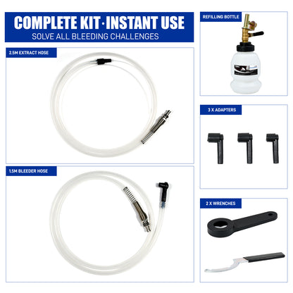 4L Vacuum Brake Fluid Extractor Pump One Person