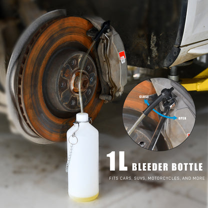 3L Pneumatic Pressure Vacuum Brake Bleeder Kit