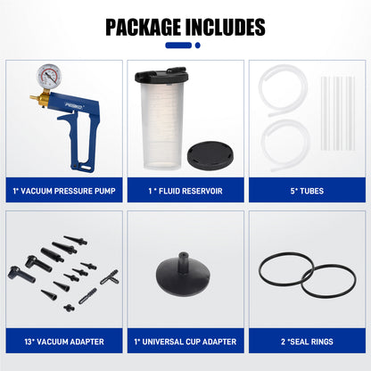 2-in-1 manual vacuum pump brake fluid changer kit