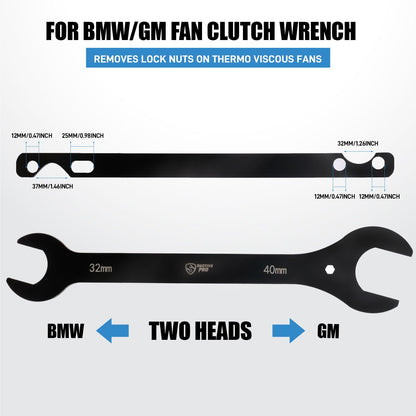 4-Piece Fan Clutch Removal Tool Kit