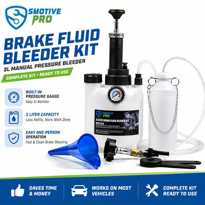 3L Professional Brake Fluid Flush Kit – Fast, Leak-Free Full System Bleeding