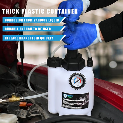 3L Manual Brake Bleeder Fluid Pump  A2 (50.9mm) aluminum master cylinder adapter fitting