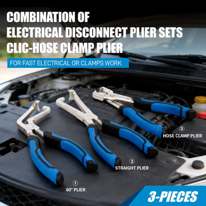 3-Piece Electrical Disconnect Pliers