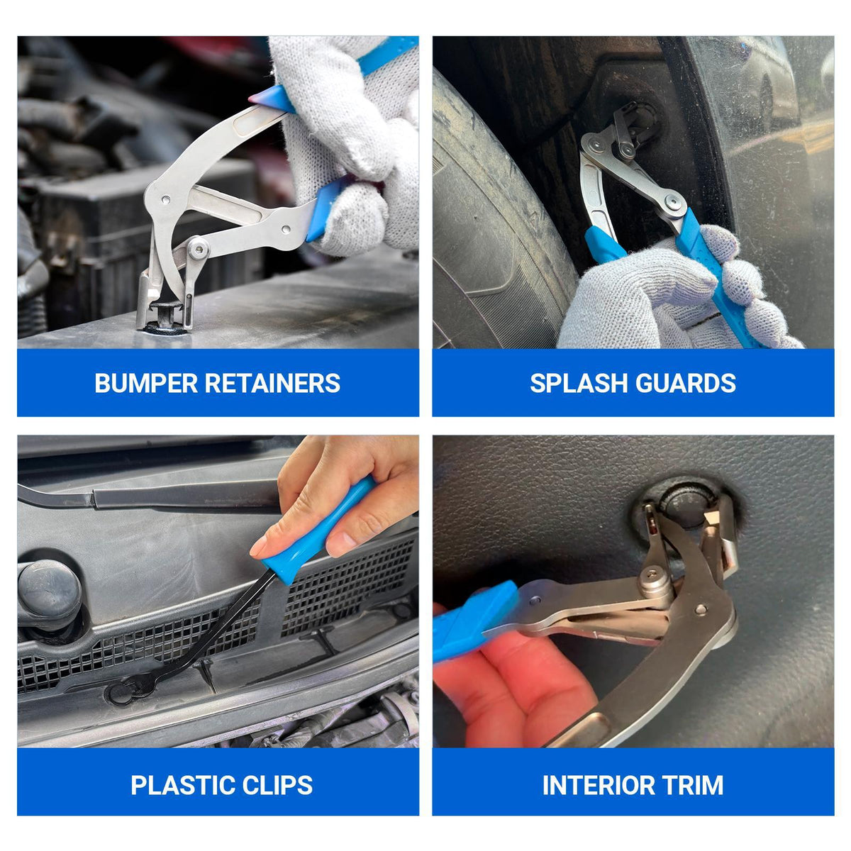 Automotive trim and retainer clip removal applications