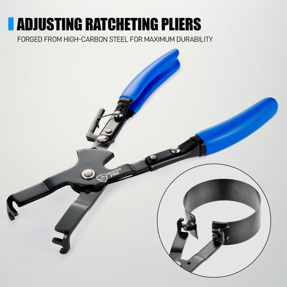 8 Piece Piston Ring Compressor Tool Set