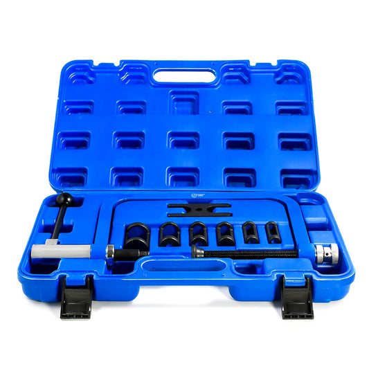 8pc heavy duty valve spring compressor tool kit with carrying case

