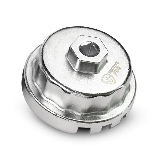 64mm Toyota Oil Filter Wrench,14 flute Cap Style oil filter removal tool for Toyota, Camry, Lexus, Tundra, 4Runner, Highlander, RAV4 and More with 2.5L to 5.7L Engines